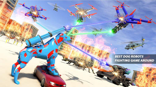 Dog Robot Transform: Real Drone Robot War screenshot 4