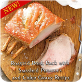 Roasted Pork Rack Smashed Potatoes Cider Gravy icon