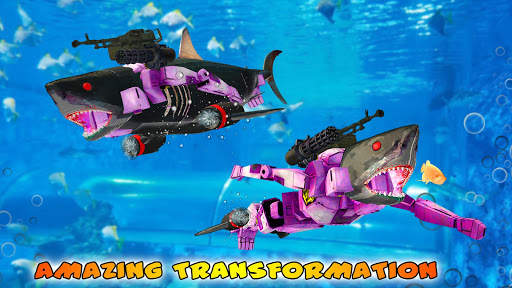 Shark Robot Transformation screenshot 2