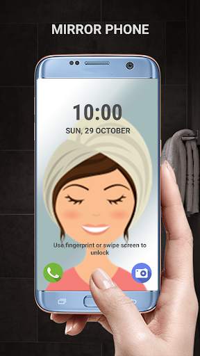 Transparent phone. Wallpaper screenshot 2