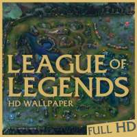 League of Legends HD Wallpaper logo
