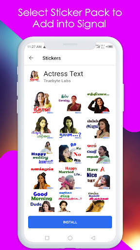 Tamil Stickers for WhatsApp, Telegram & Signal screenshot 5