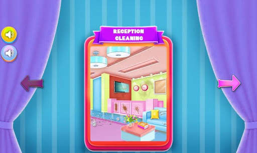 Games cleaning hotel rooms screenshot 1