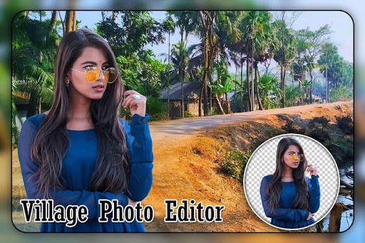 Village Photo Frame : Photo Cut Paste screenshot 1