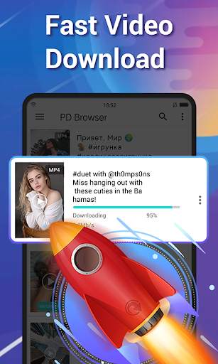 PD Browser - Private, Free & Fast Video Downloader screenshot 7