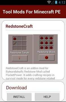 Tool Mods For Minecraft PE screenshot 4