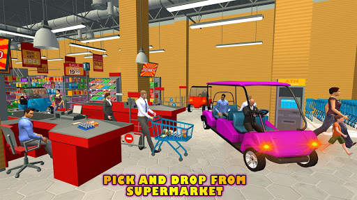 Shopping Mall Smart Taxi Drive screenshot 1