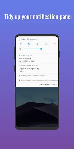 TidyPanel (Notifications Blocker & Cleaner) скриншот 4