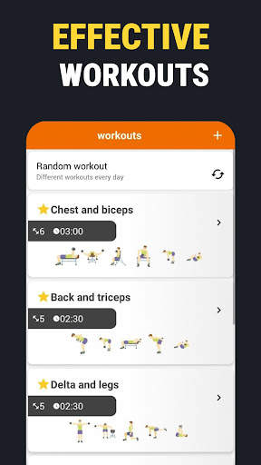 Home workouts with dumbbells screenshot 2