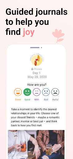 365 Gratitude Journal — Self-Care app screenshot 2