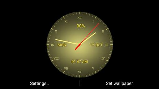 Analog clock Live WP screenshot 4
