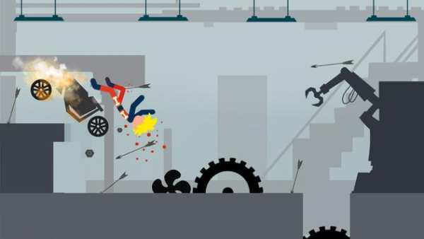 Spider Stickman Ragdoll Dismounting screenshot 2