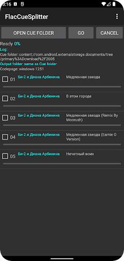 Flac Cue Splitter screenshot 3