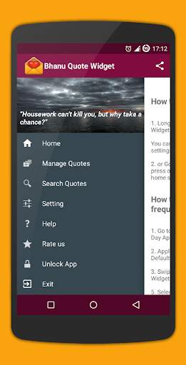 Quote Widget for Android screenshot 5