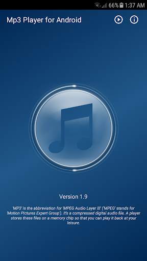 Mp3 Player for Android screenshot 1