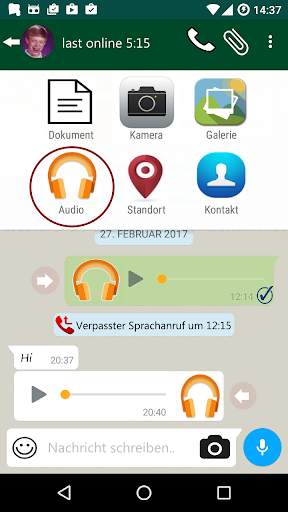 Audio Share for WhatsApp screenshot 1
