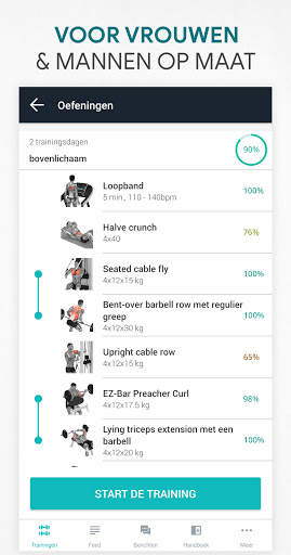 Fitness Workout met GYM, Thuis screenshot 3