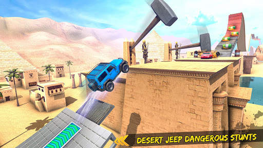 Tricky Car Stunts - Free Racing Stunt Car Games скриншот 3