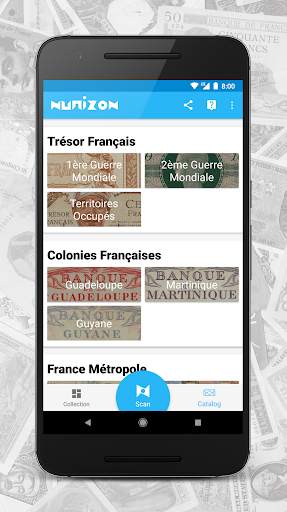 Numizon: Collection & French Paper Money Catalog 1 تصوير الشاشة