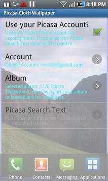 Picasa Cloth Wallpaper screenshot 2
