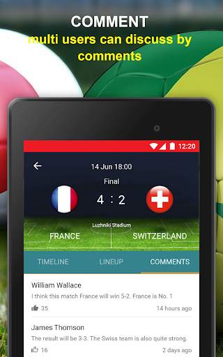 World Cup Russia 2018: Live Scores, goalalert screenshot 10