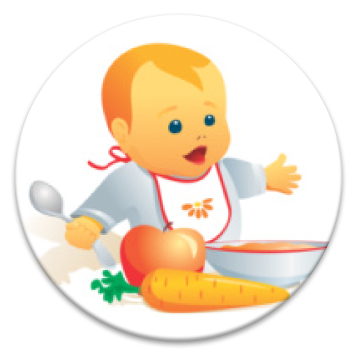 Baby solid food icon