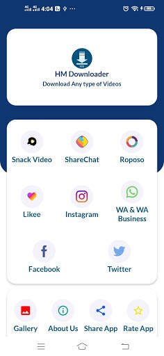 HM Downloader - Social Media status Downloader screenshot 2