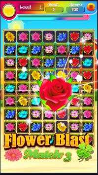 Flower Blast Match-3 Game screenshot 2