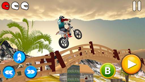 Tricky Bike Racing With Crazy Rider 3D screenshot 4