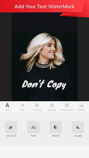 Add Watermark on Photos - Add Watermark Free screenshot 2