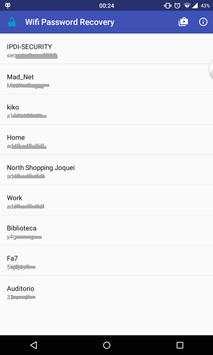 Wifi Password Recovery screenshot 1