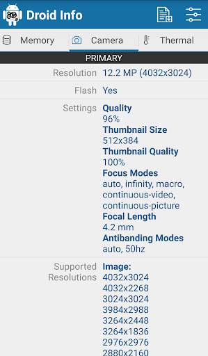 Droid Hardware Info screenshot 5