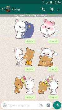 Lovely Bears Stickers For Whatsapp - WASticker screenshot 6