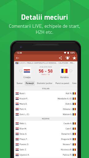 FlashScore - rezultate live screenshot 4