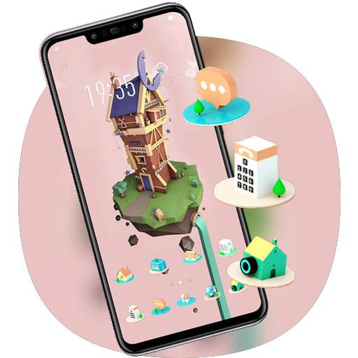 Magic town theme for galaxy m30  colorful wallpape 2.0.1