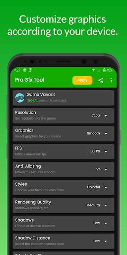 Sonic GFX Tool For PUBG - BGMI screenshot 1