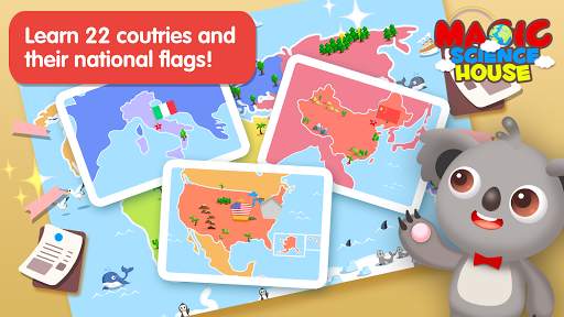 Preschool Geography Countries Kids Learn World Map screenshot 2