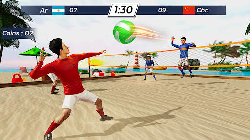 Volleyball 3D Offline Games screenshot 1