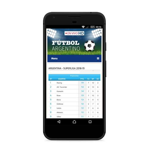 Live Argentine Football screenshot 3