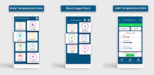 Thermometer For Fever - Body Temperature Diary screenshot 1