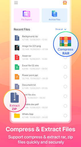 ZIP, RAR Extractor, Archiver screenshot 3