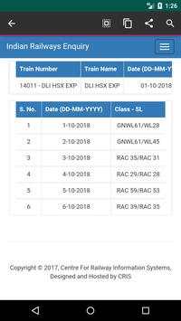 Indian Railways Enquiry screenshot 3