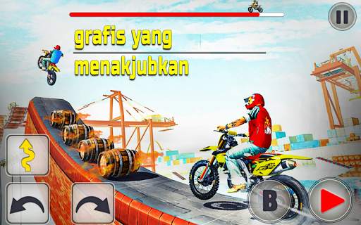 master balap sepeda aksi: aksi sepeda rumit screenshot 4