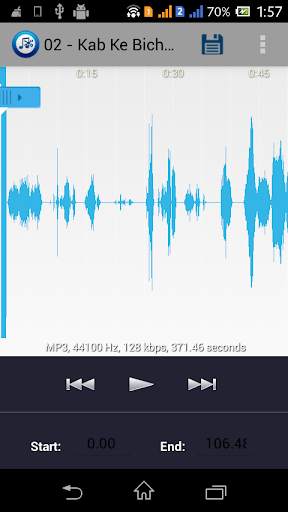 Mp3 Cutter Bolo screenshot 2