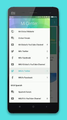 Mi Center screenshot 1