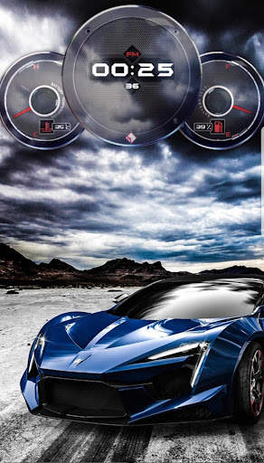 Speedometer Cars Clock Live Wa screenshot 2