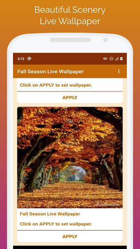 🍁🍁Fall Season 3D Live Wallpaper🍂🍂 screenshot 5
