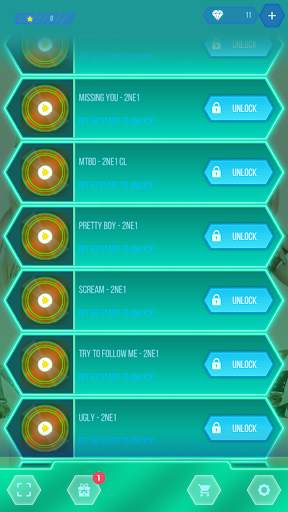 2 NE 1 Magic Twister:KPOP Tiles Twist Game screenshot 3