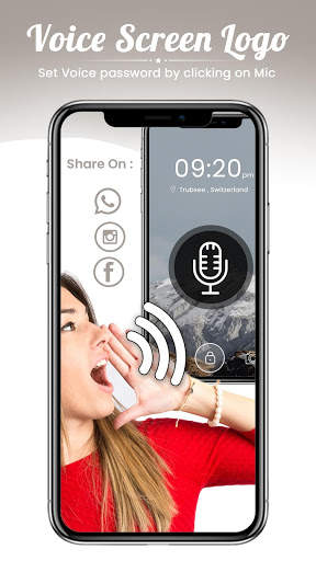 Voice Lock Screen 2021- Unlock Mobile screenshot 1