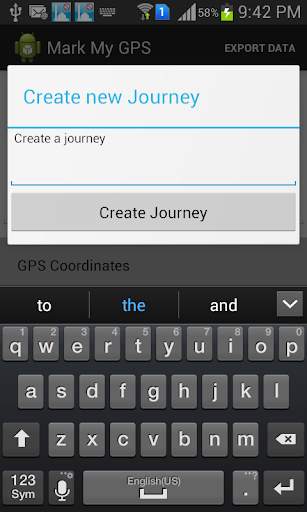 Mark My GPS screenshot 1